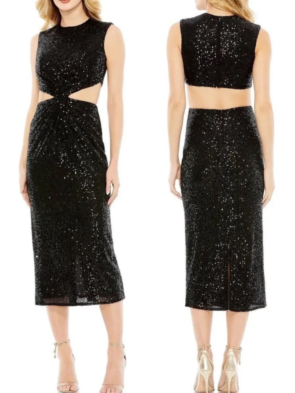 NWT Ieena for Mac Duggal Style #27022 Midi Dress 2